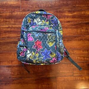 Vera Bradley floral campus backpack
